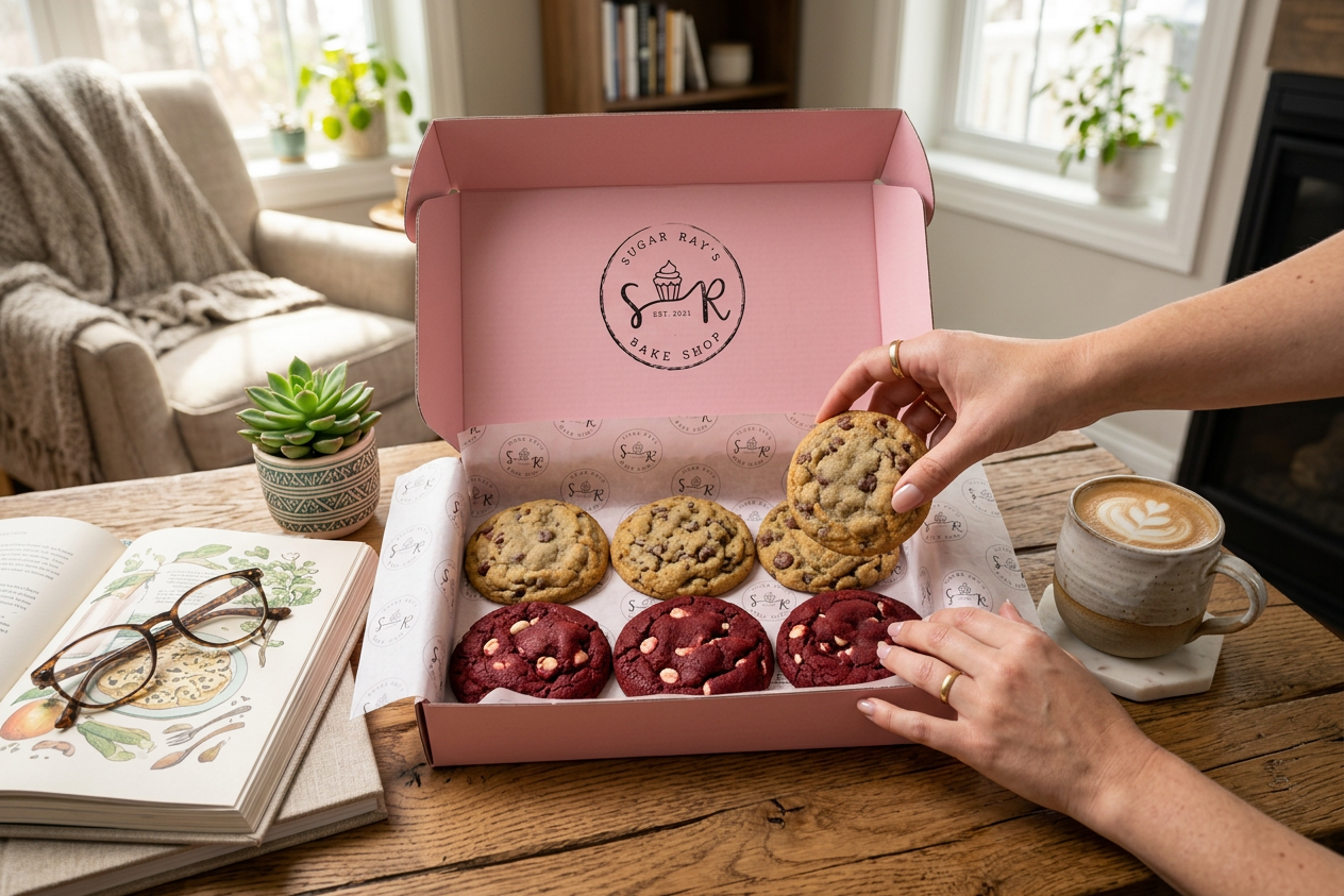 Half Dozen Cookie Box